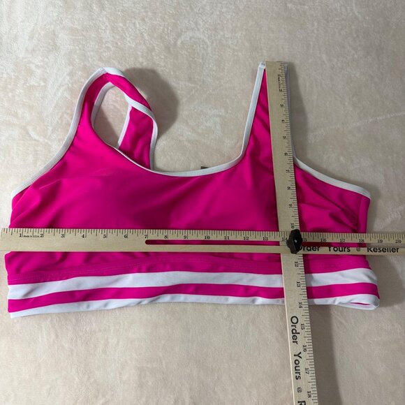 Torrid Bikini Top Women's Plus 3 Wireless Color Banding Scoop Bikini Top - Picture 7 of 9